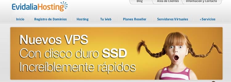 Servidores VPS Evidalia | Hosting Web