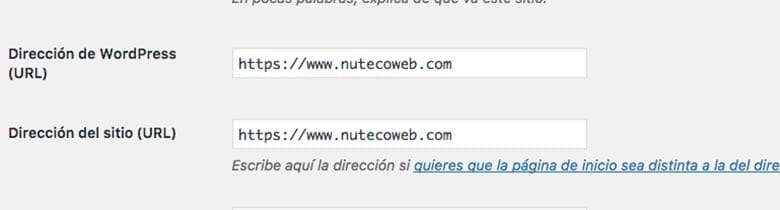 pasar de http a https en wordpress
